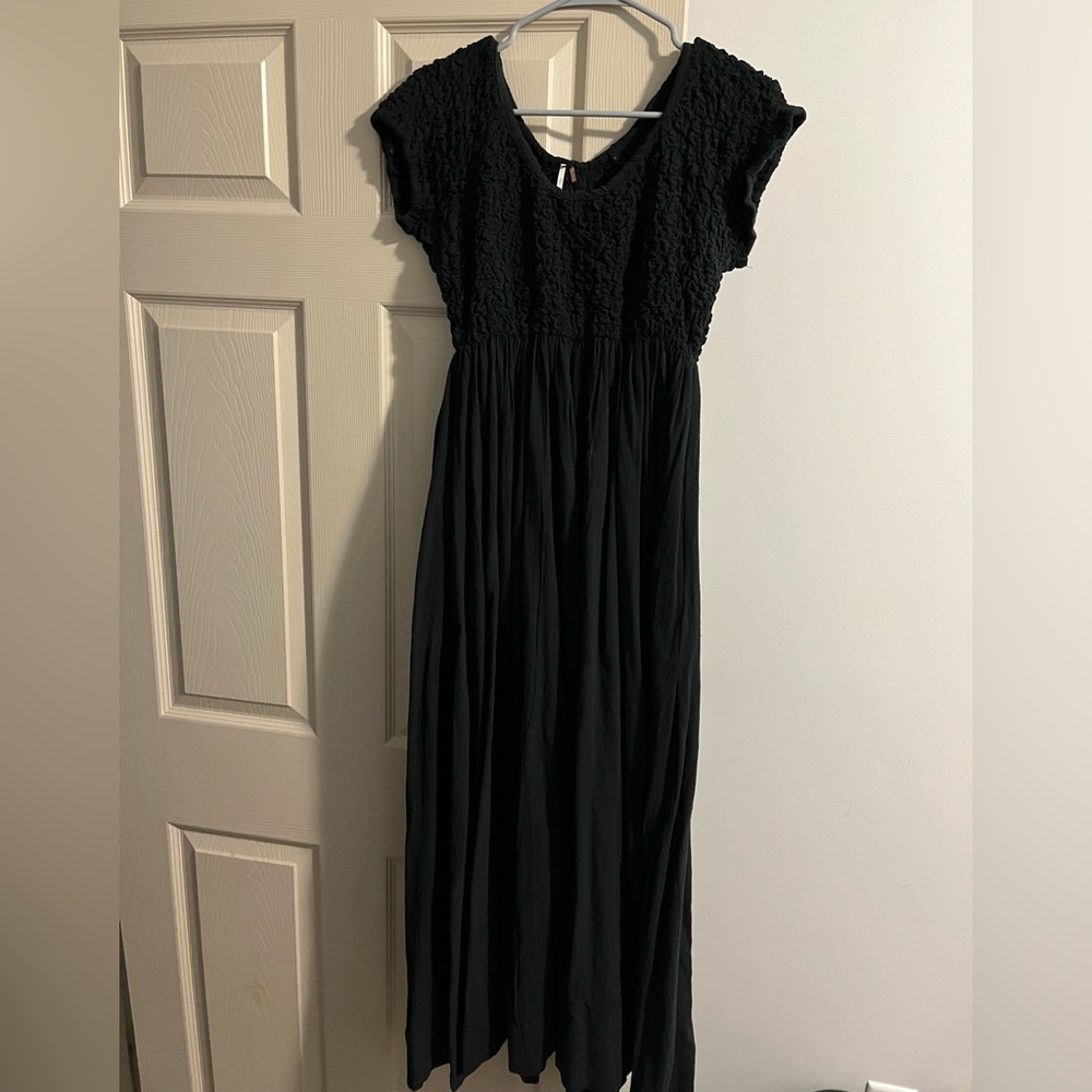 Black Free People Maxi Dress